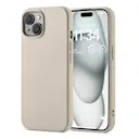 iPhone 15 Mobilcover i TPU, Beige