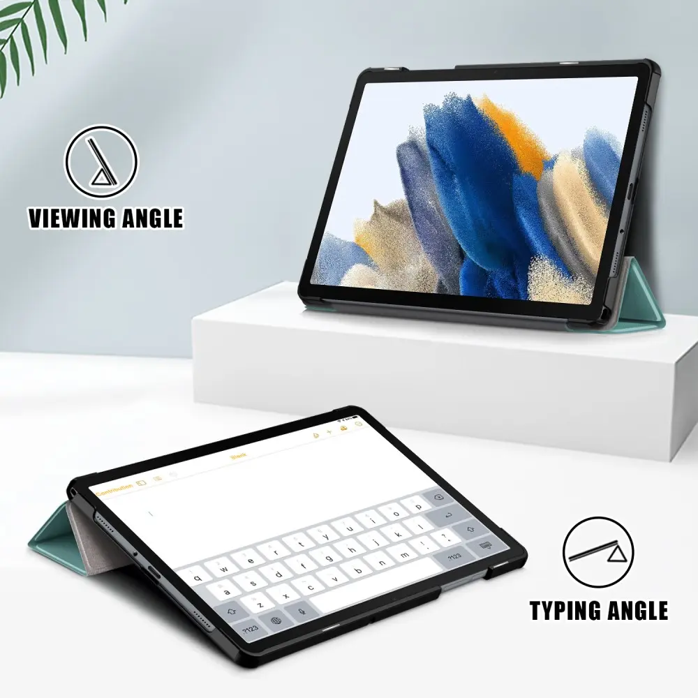 Fodral Tri-fold Samsung Galaxy Tab A11 Plus Turkos