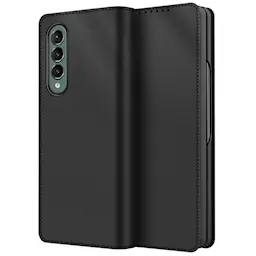 Ægte Læderetui Samsung Galaxy Z Fold 4 Sort
