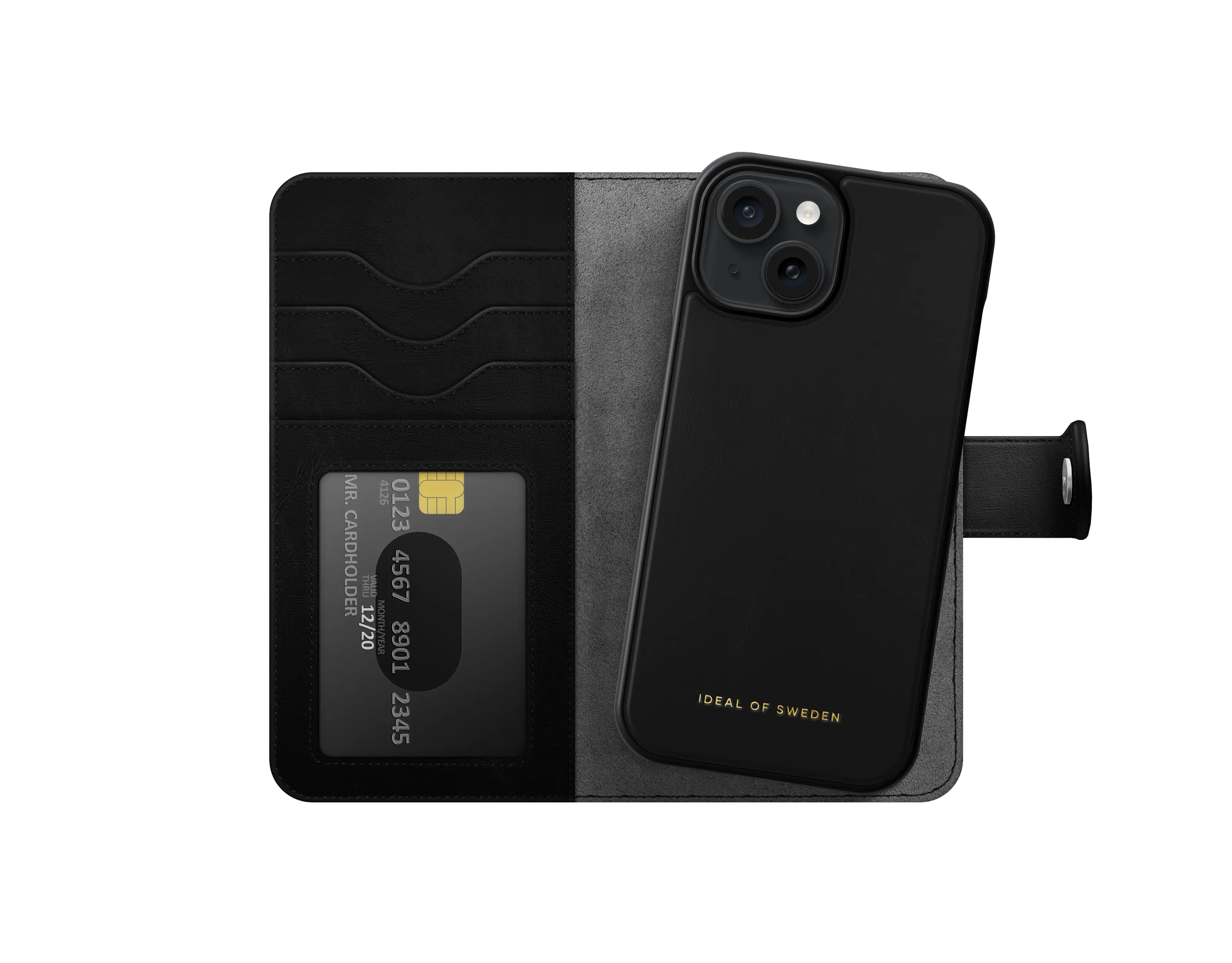 MagSafe Magnet Wallet+ iPhone 15 Black Croco