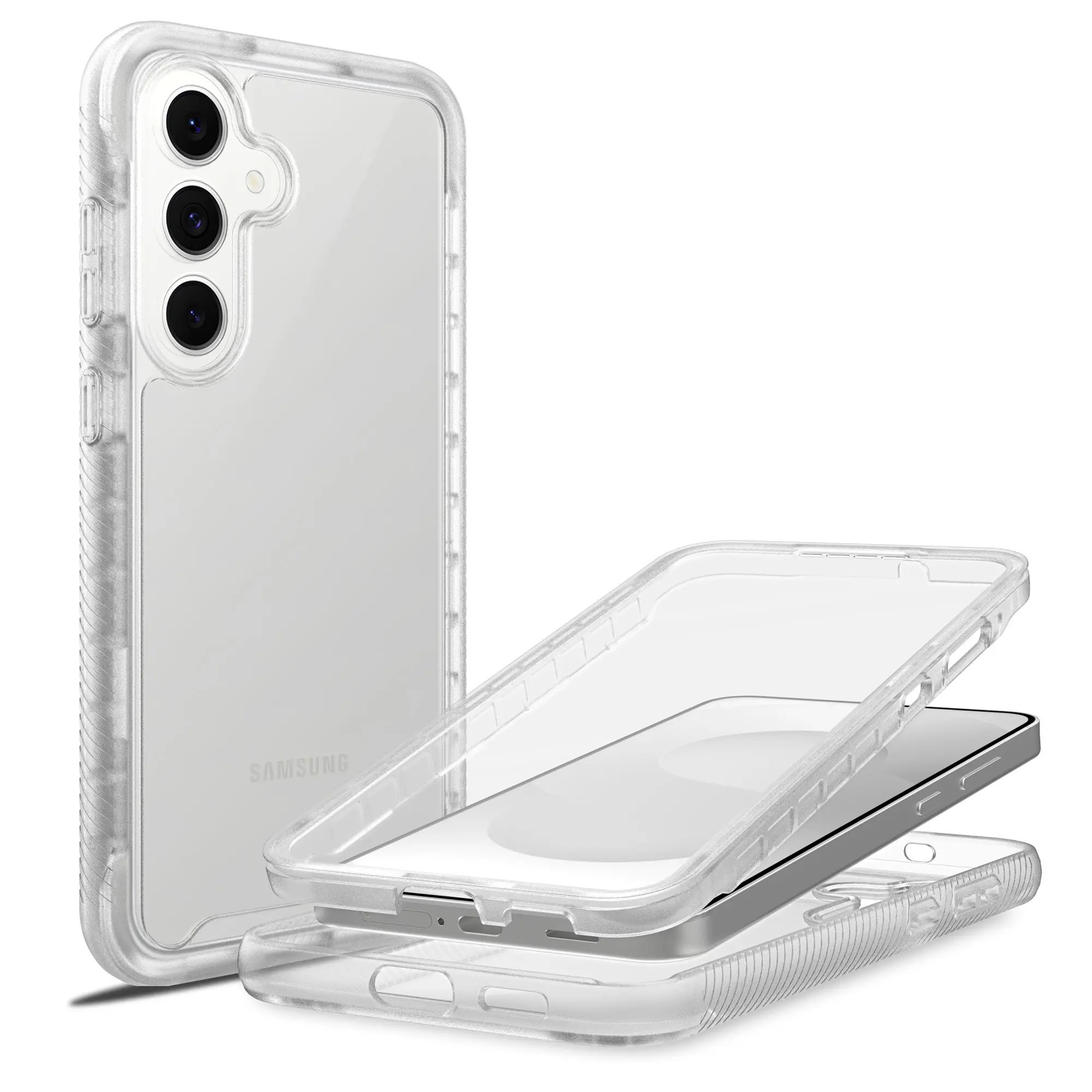 Full Protection Case Samsung Galaxy S25 FE Gennemsigtig