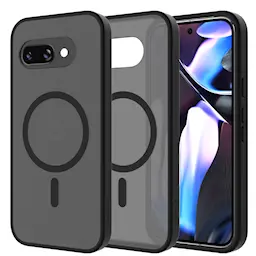 Google Pixel 9a Hybrid-deksel Magnetisk, Frosted Black