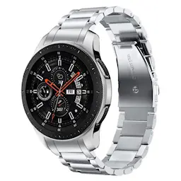 Full Fit Metalarmbånd Samsung Galaxy Watch 46mm sølv