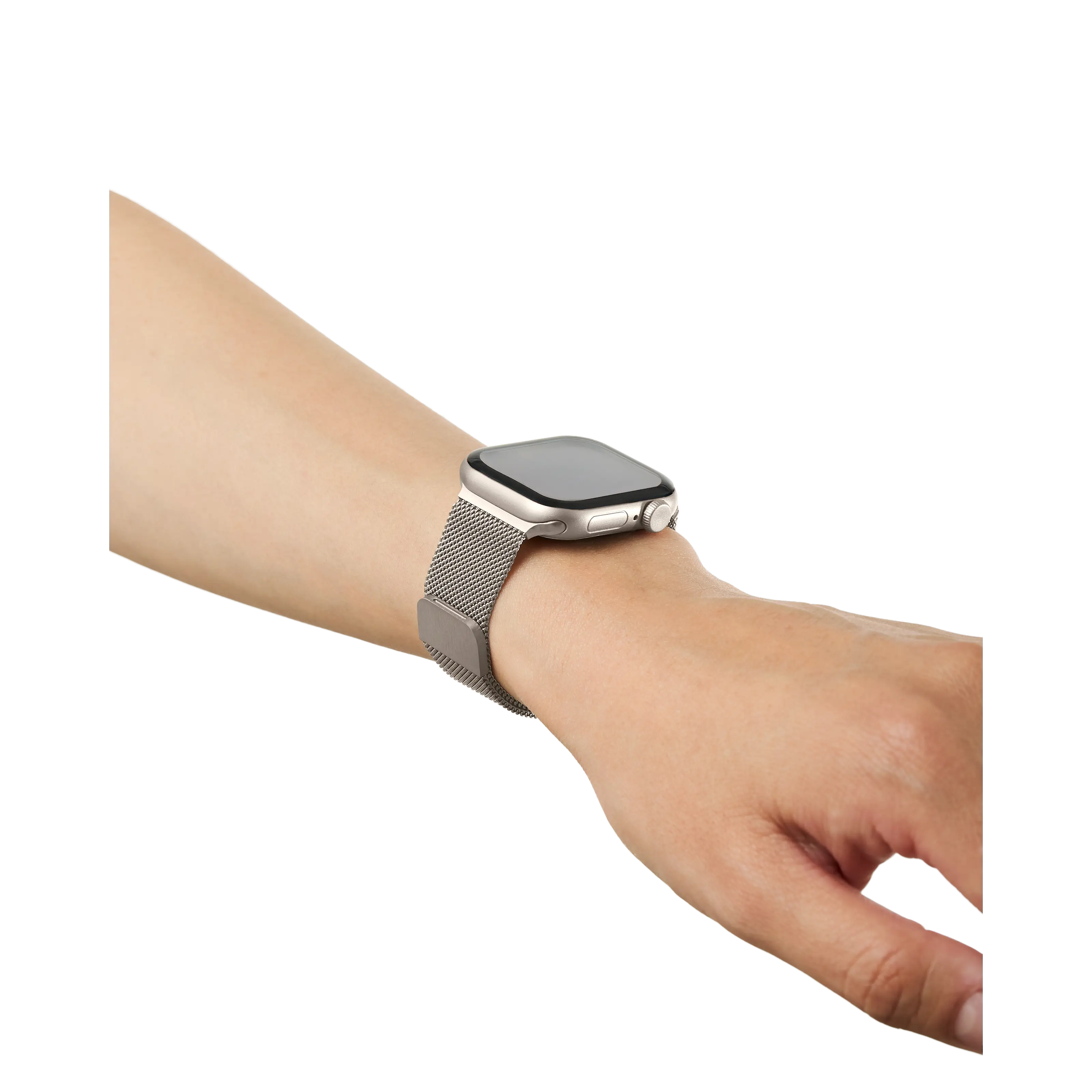 Milanese Mesh Watch Band Apple Watch Series 1-3 42mm Starlight