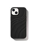 iPhone 14Soft Swirl  MagSafe silikonecover, Velvet Black