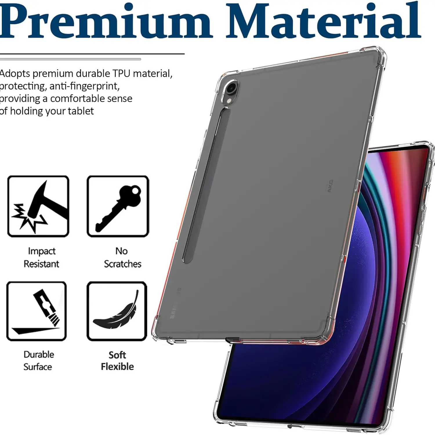 Skal Samsung Galaxy Tab S10 FE transparent
