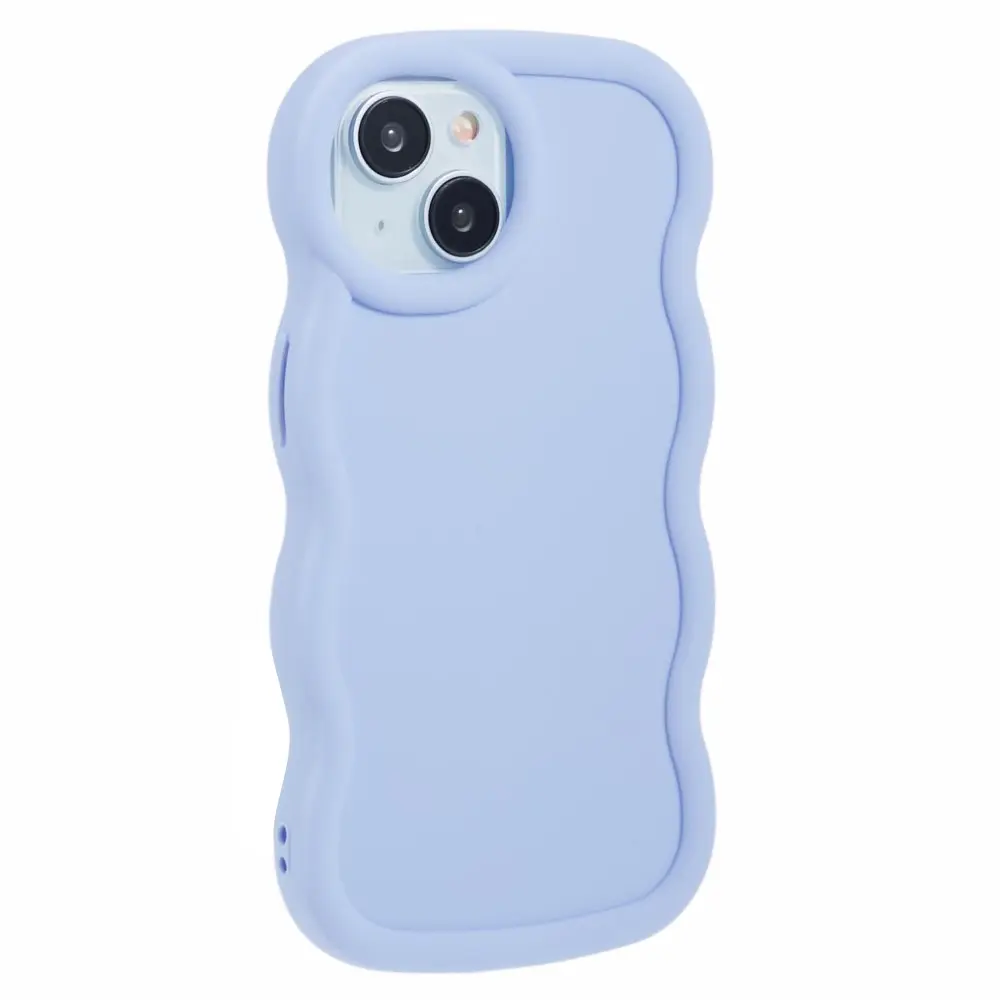 Wavy Edge TPU Skal iPhone 13 Lila