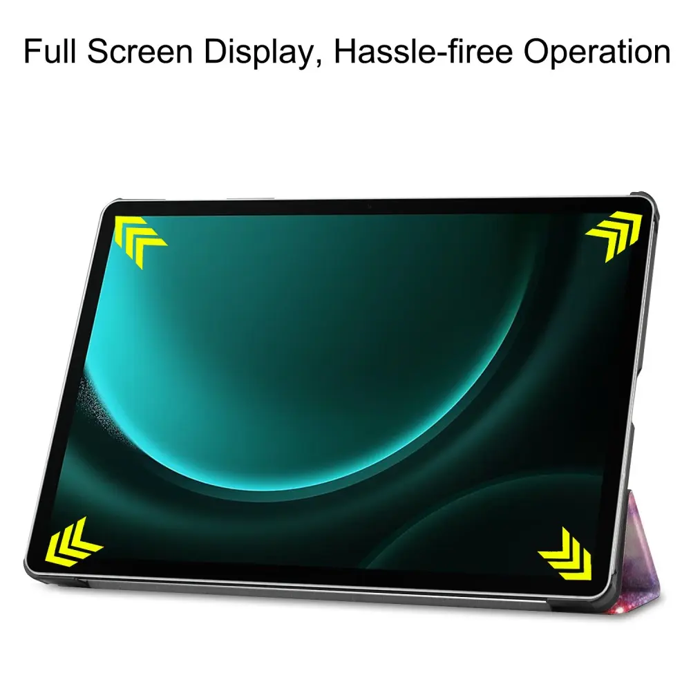 Fodral Tri-fold Samsung Galaxy Tab S9 FE Plus Rymd