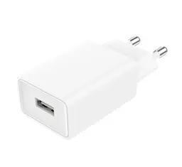 USB-A Vægoplader 12W, Hvid
