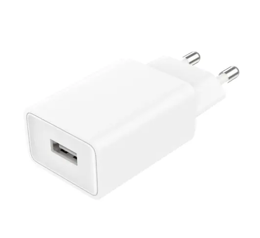 Vægoplader USB-A 12W Hvid
