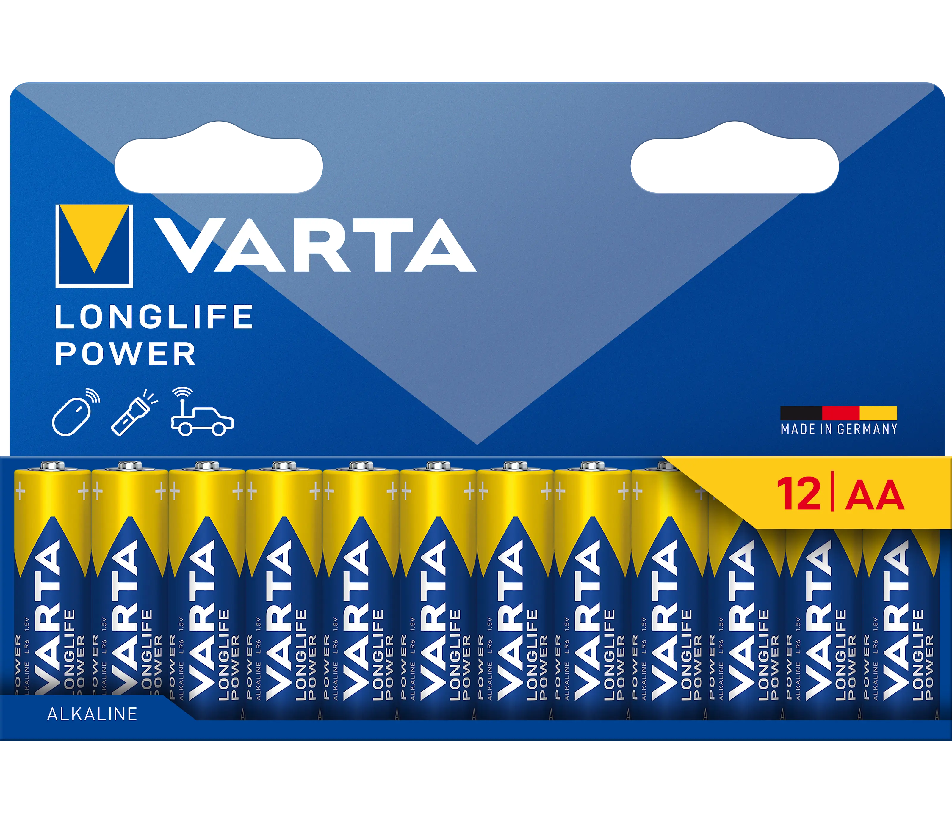 Longlife Power AA-batteri LR6 1.5V (12-pack)