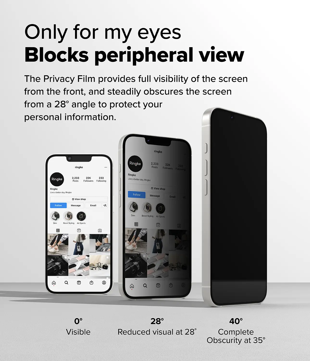 Easy Slide Privacy Glass (2-pack) iPhone 13