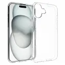 iPhone 16 Plus Tyndt TPU-cover, Gennemsigtig