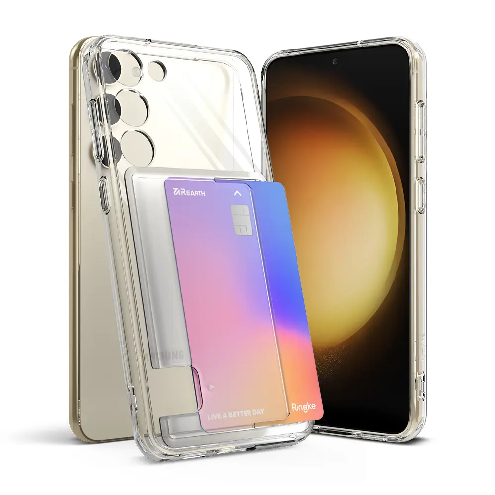 Fusion Card Case Samsung Galaxy S23 Genomskinlig