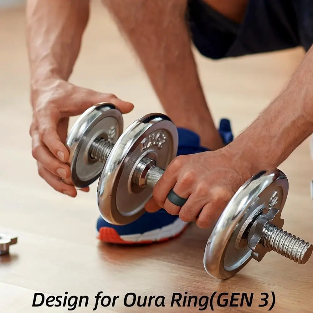 Silikonskal Oura Ring Gen 3 storlek 11-13 Matt transparent