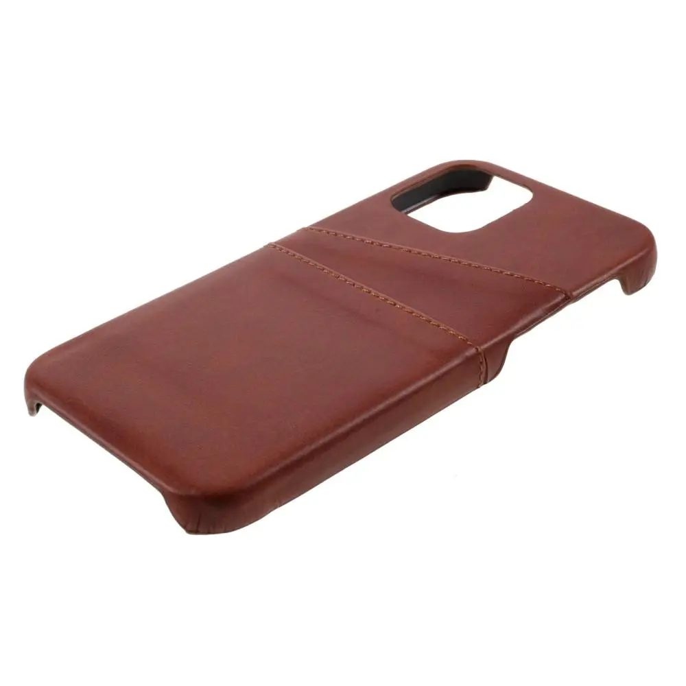Card Slots Case iPhone 12/iPhone 12 Pro Brun