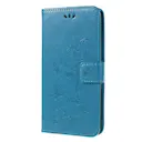 Nahkakotelo Perhonen Samsung Galaxy A6 2018 Sininen