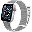 Nylonreim Apple Watch Series 8 45mm, Grå