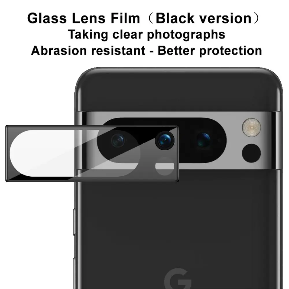 Härdat Glas 0.2mm Linsskydd Google Pixel 8 Pro Svart