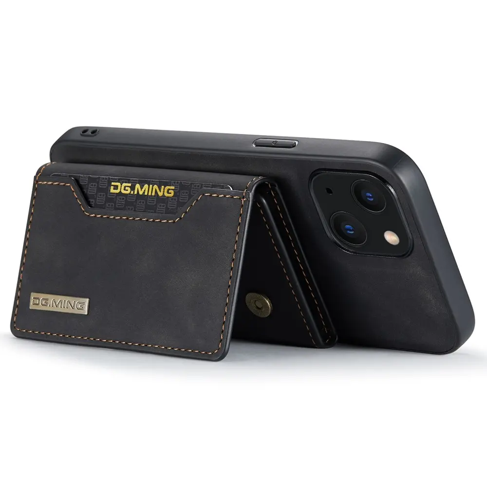 Magnetic Card Slot Case iPhone 15 Svart