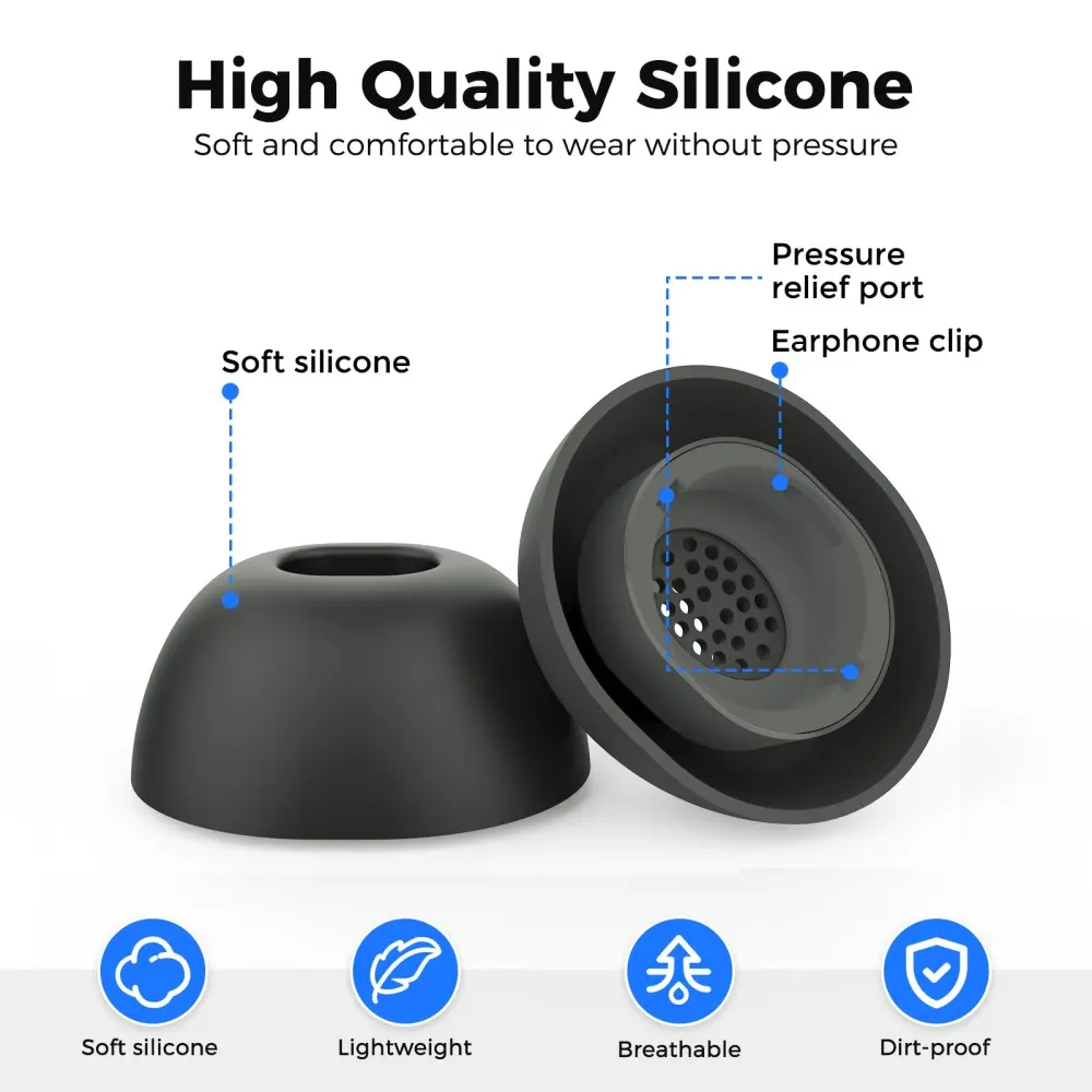Ear Tips (3-pack) Samsung Galaxy Buds 3 FE svart