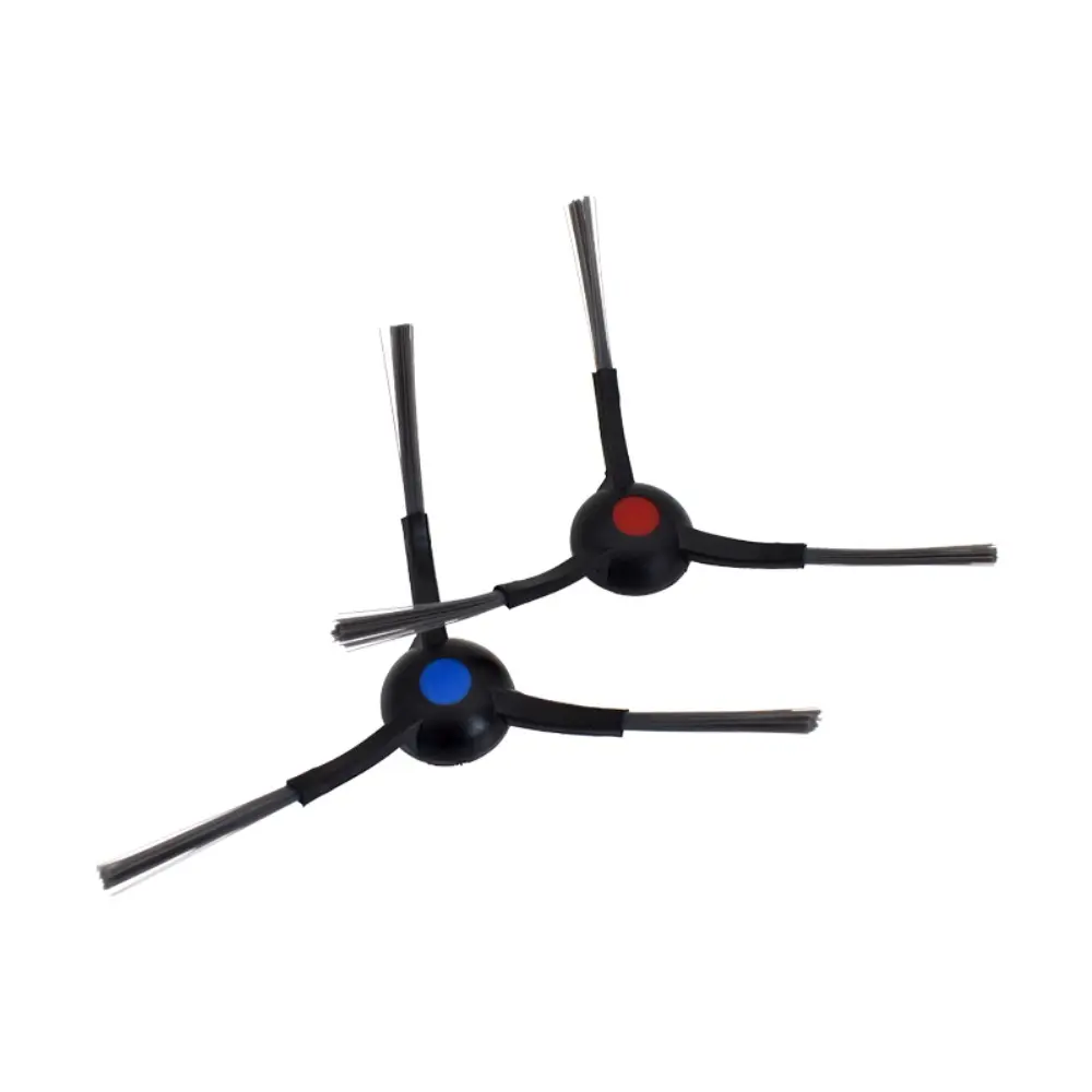 2-pack Sidoborstar - passar till Ecovacs Deebot T30 Svart