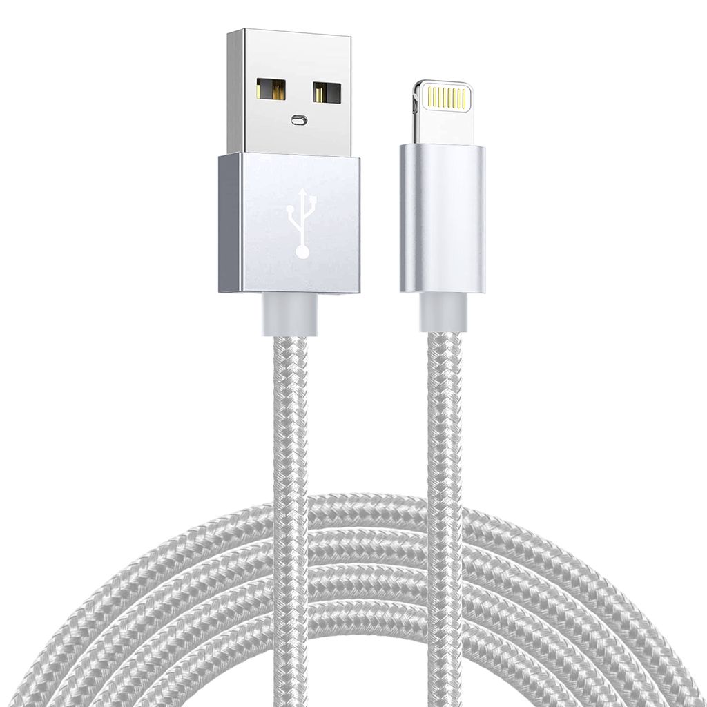 SiGN USB-A til Lightning-kabel 2.1A 2m Sølv
