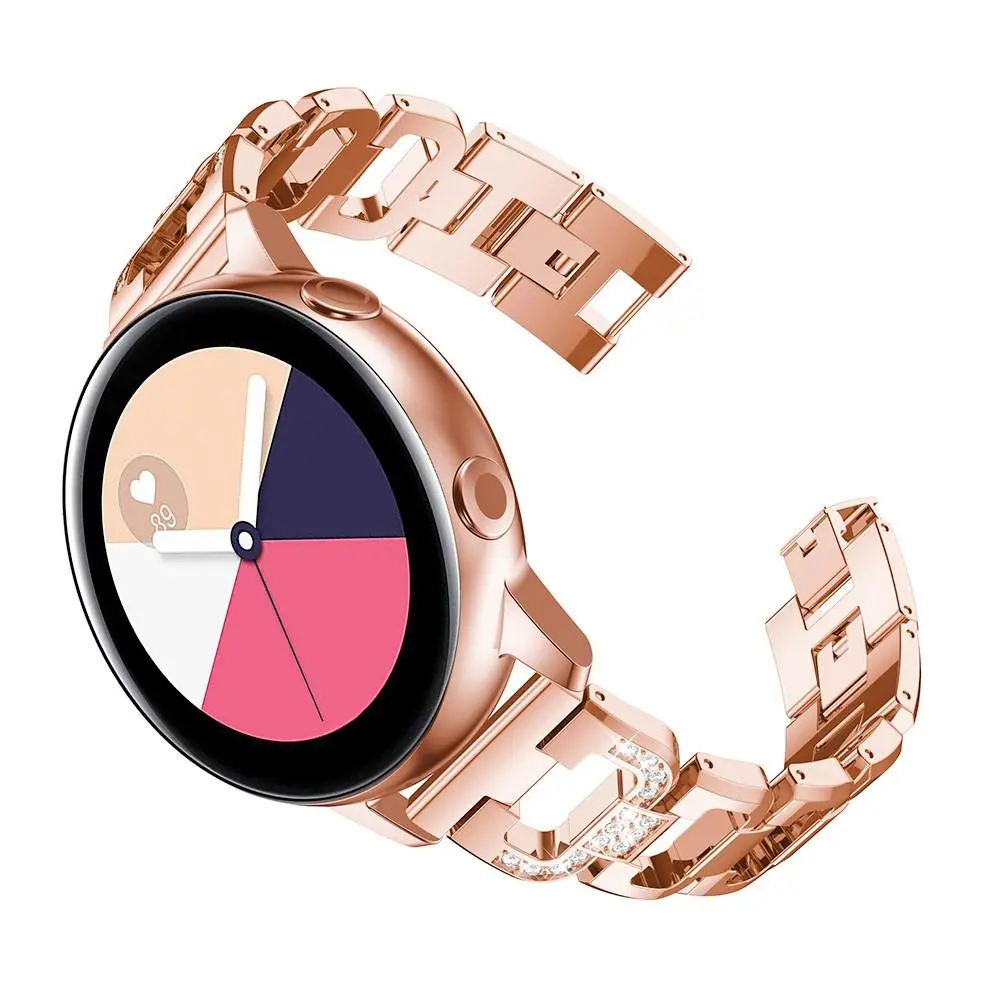 Rhinestone Bracelet Samsung Galaxy Watch 42mm Roséguld