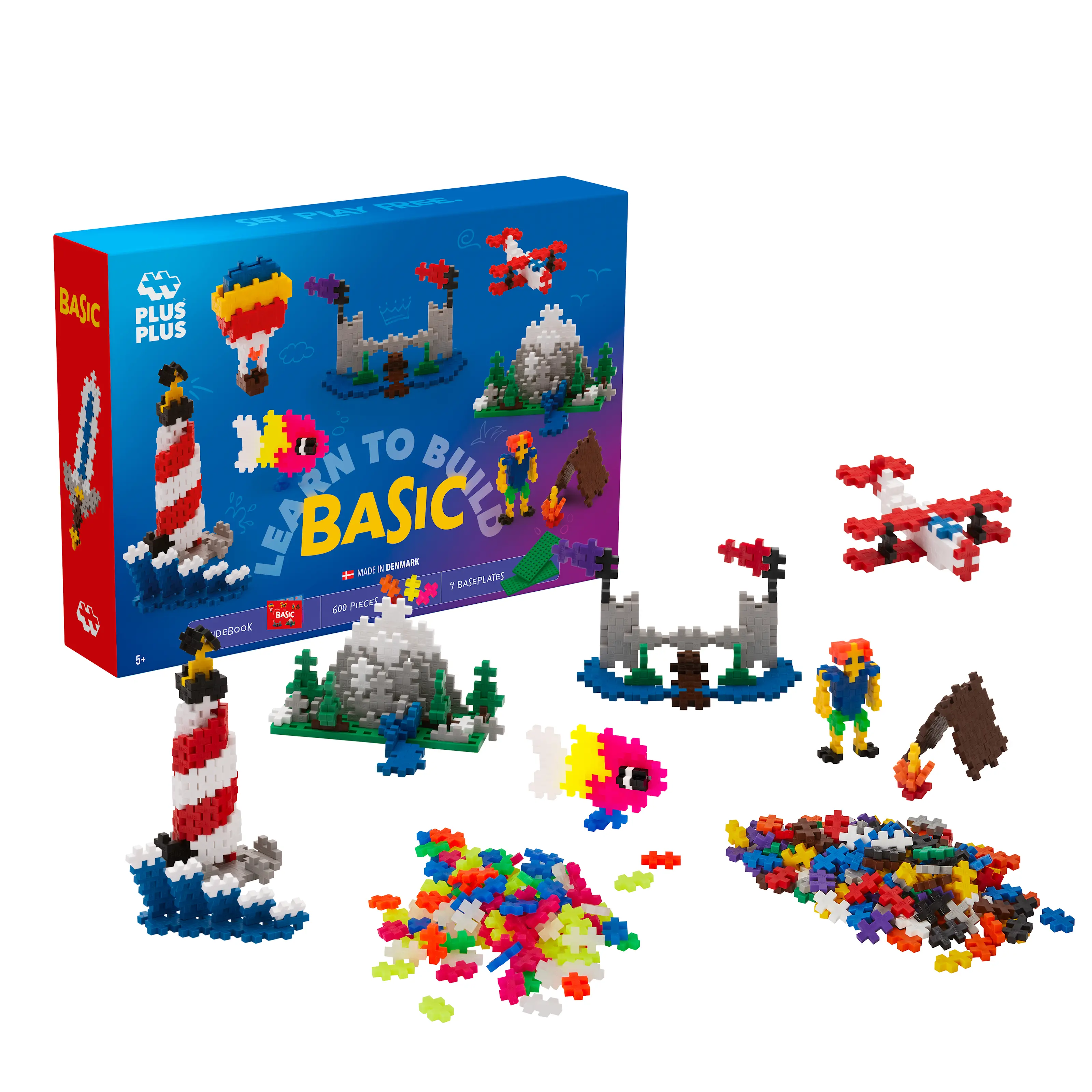 Learn to Build Basic Byggeklodser 600 dele