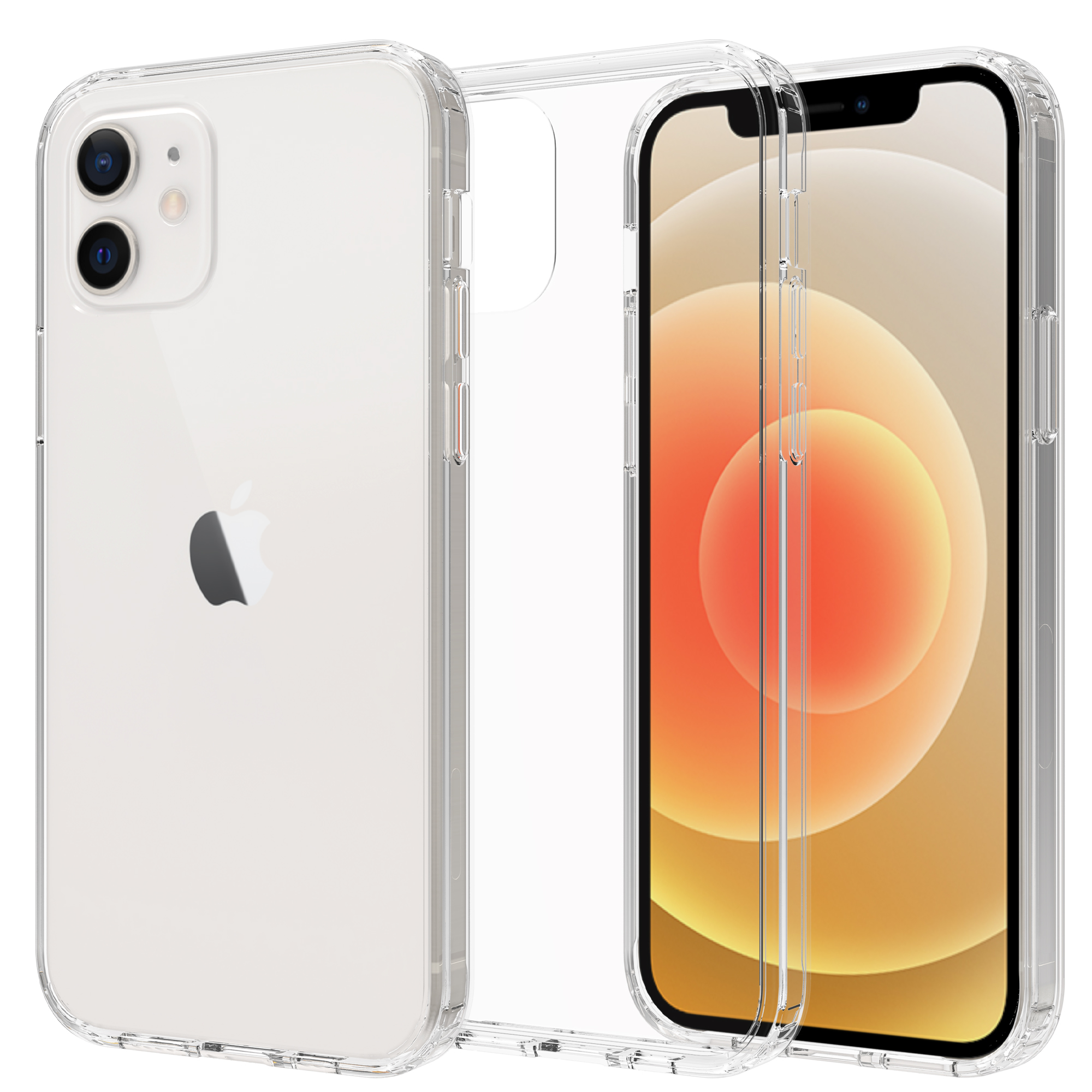 Mobique Hybriddeksel iPhone 12 Mini Gjennomsiktig - Mobildeksel