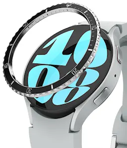 Samsung Galaxy Watch 6 40mm Näytön kehysuoja Bezel Styling, Hopea