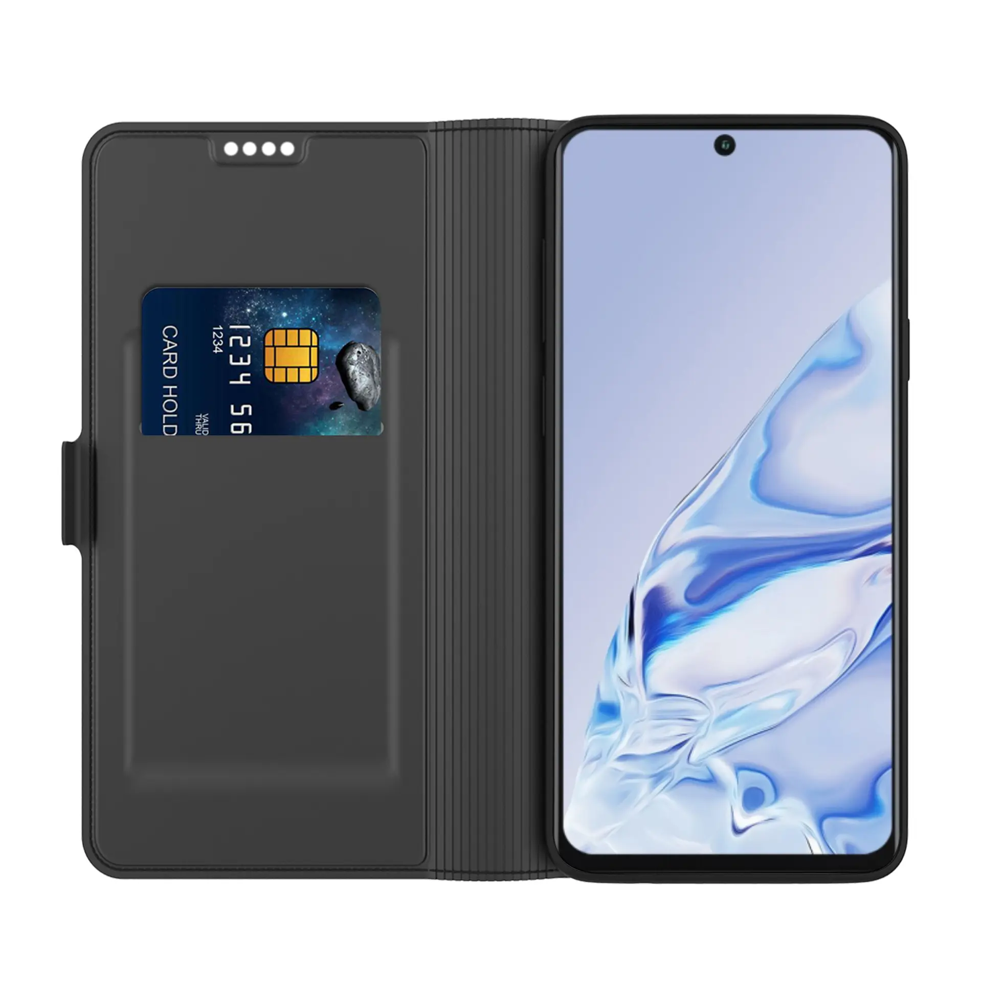 Slim Card Wallet Samsung Galaxy S25 Ultra svart