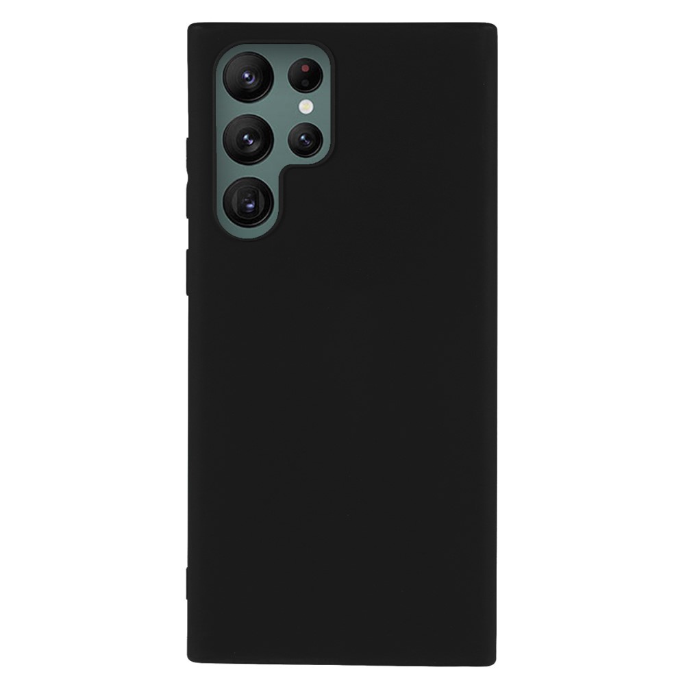 TPU suojakuori Samsung Galaxy S22 Ultra Musta