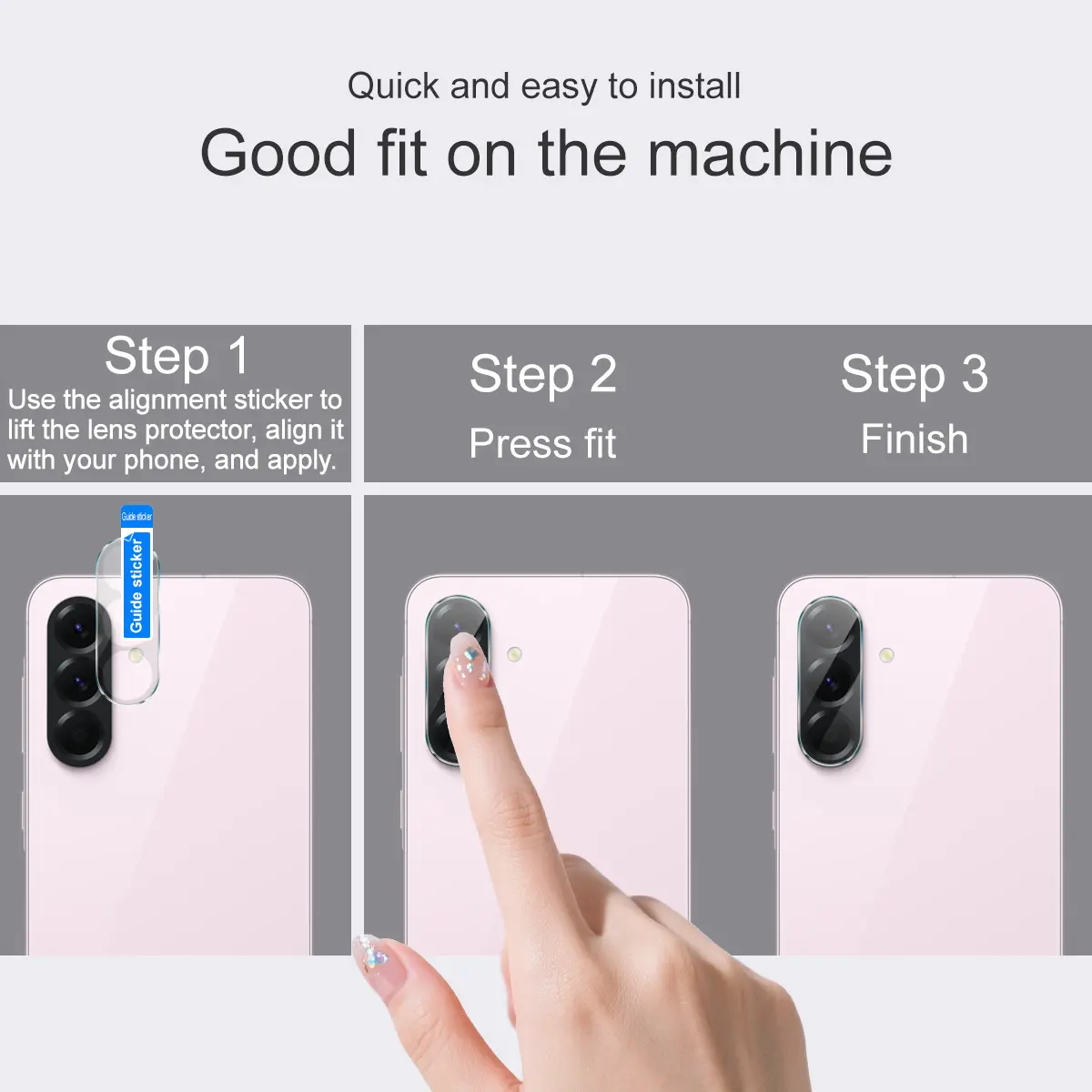 Härdat Glas 0.2mm Linsskydd Samsung Galaxy A27 Genomskinlig