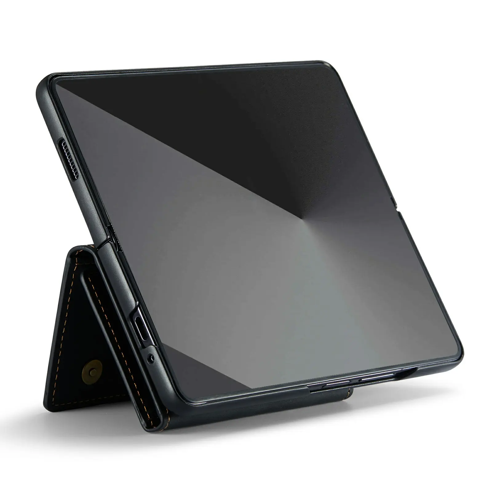 Magnetic Card Slot Case Samsung Galaxy Z Flip 8 Black