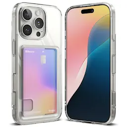 Fusion Card Case iPhone 16 Pro Gjennomsiktig