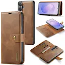 Samsung Galaxy S26 FE pungcover med aftageligt cover, Cognac