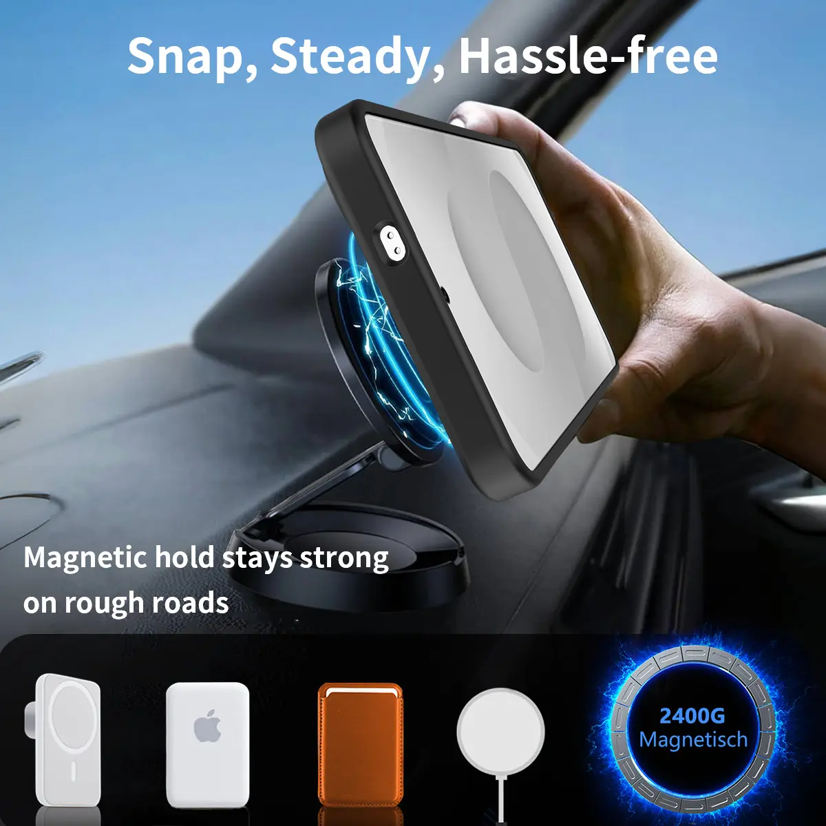 Magnetiskt Skal med Ställ Samsung Galaxy S26 FE Svart