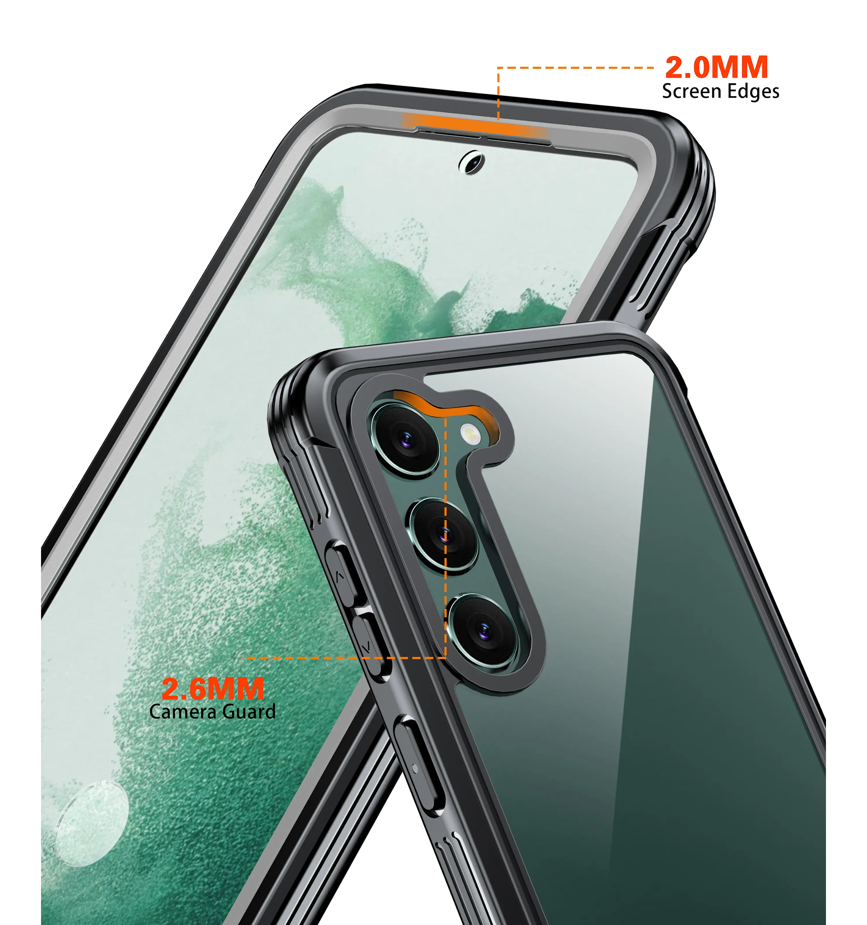 Premium Full Protection Case Samsung Galaxy S23 Svart