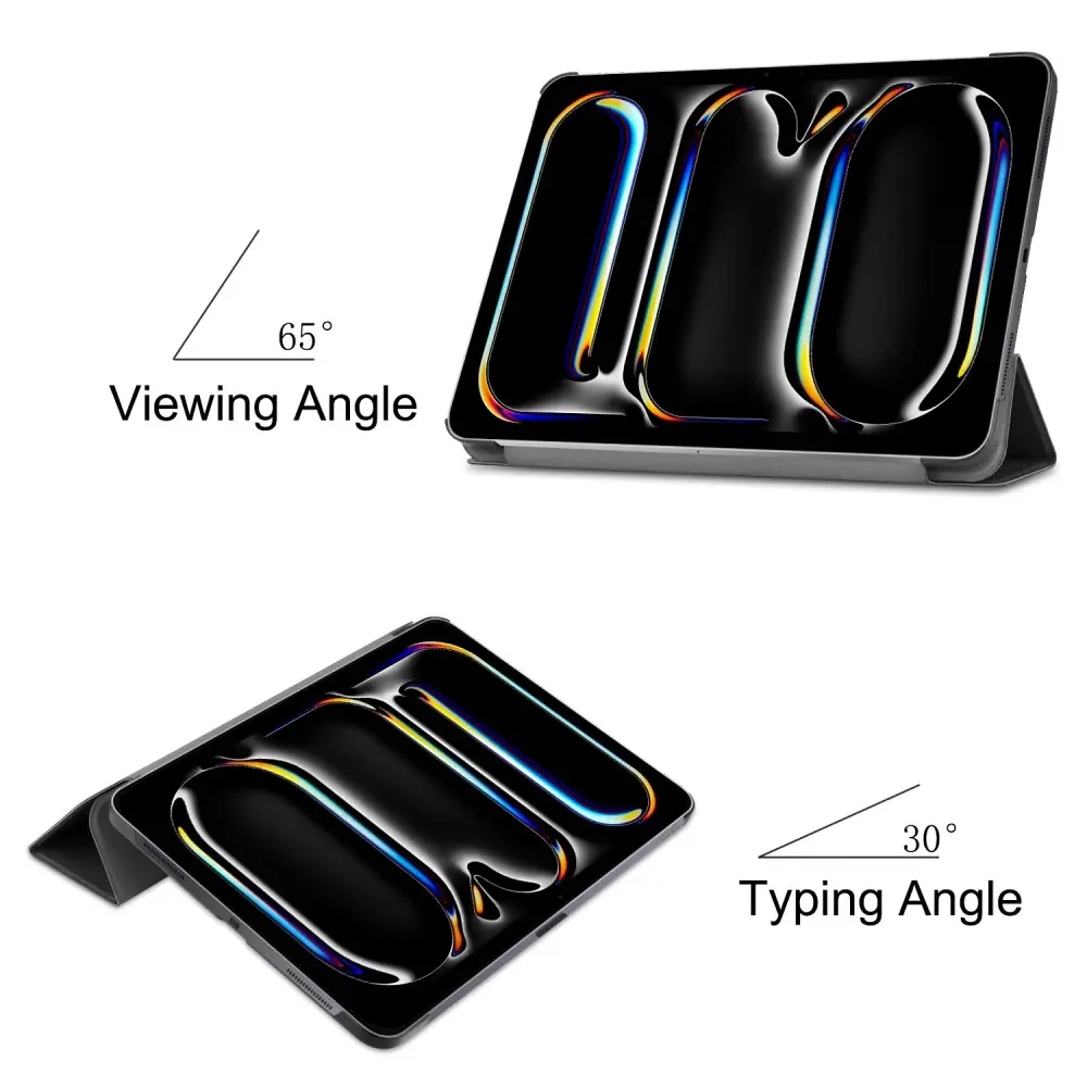 Fodral Tri-fold Apple iPad Pro 13 7th Gen (2024) Svart