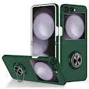 Samsung Galaxy Z Flip 7 Cover magnetisk ringholder Grøn