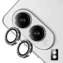 Glitter Linsebeskytter Aluminium Samsung Galaxy S25 Edge Sort