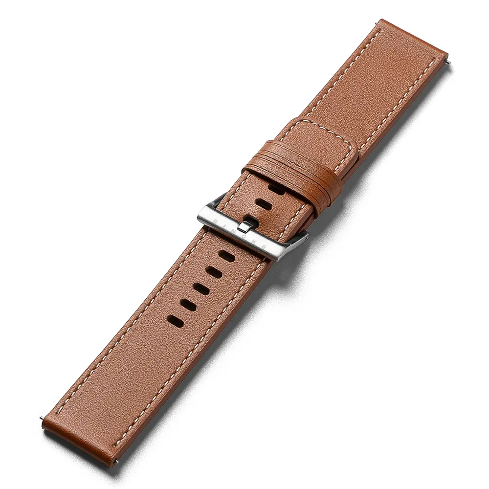 Leather One Basic Bold Band Garmin Venu X1 Brown