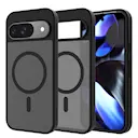 Magnetic Hybrid Cover Google Pixel 9 Frosted Black