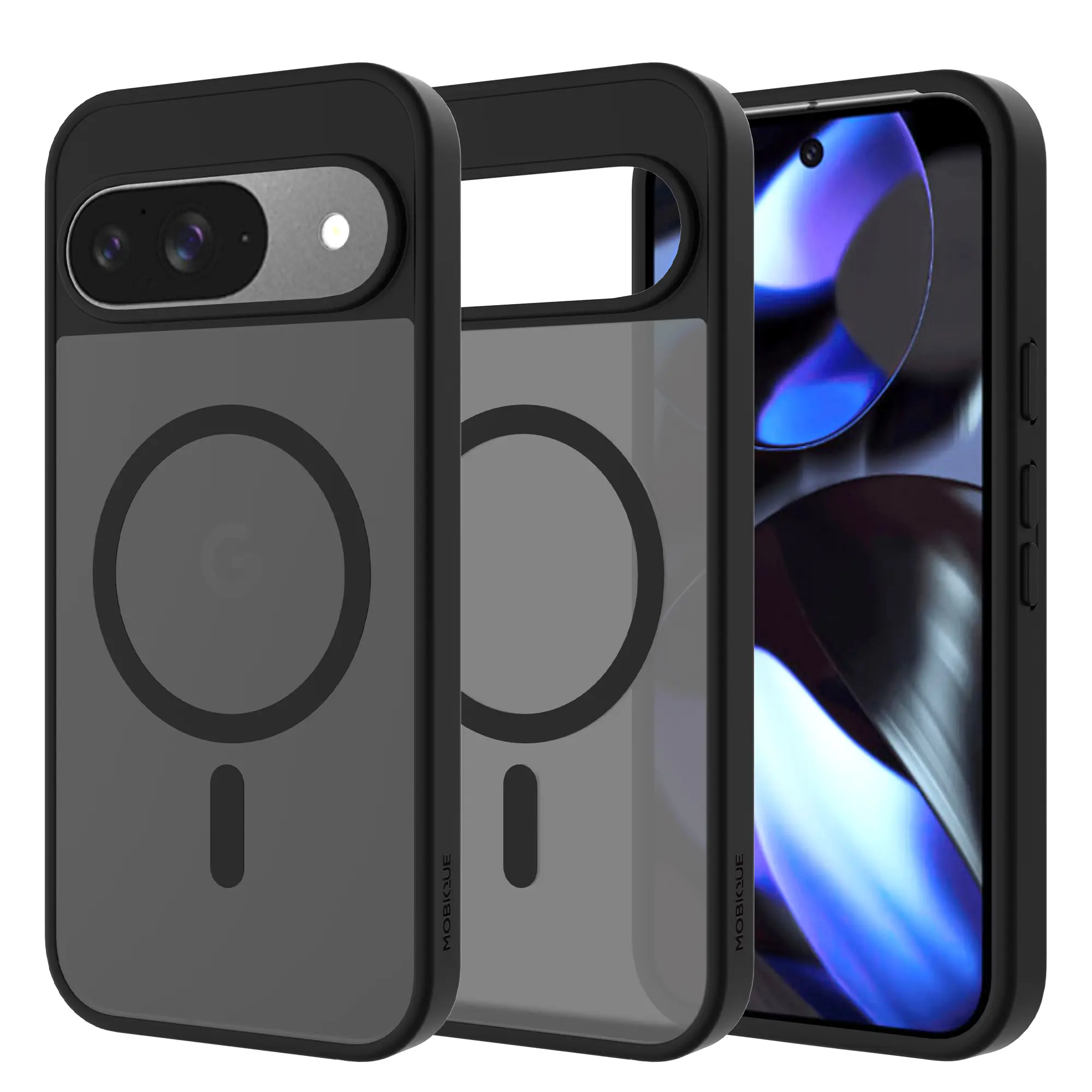 Magnetic Hybrid Cover Google Pixel 9 Frosted Black