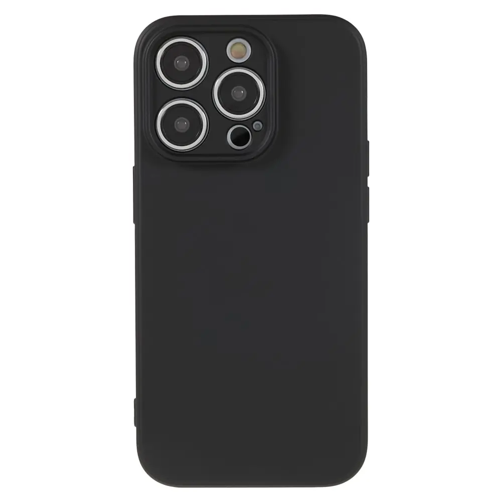 Stødsikker Cover TPU iPhone 15 Pro Sort