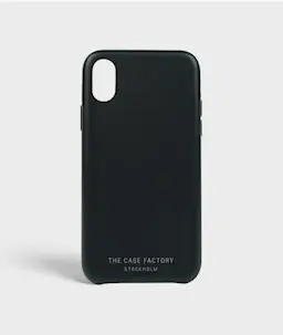 S.C iPhone X/XS Wrapped Egdes Nappa Black