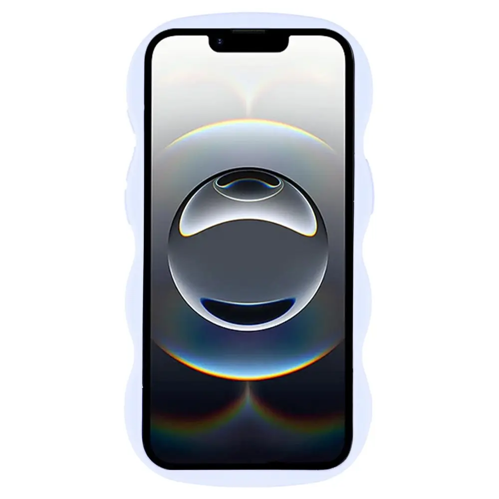 Wavy Edge TPU Skal iPhone 16e Lila