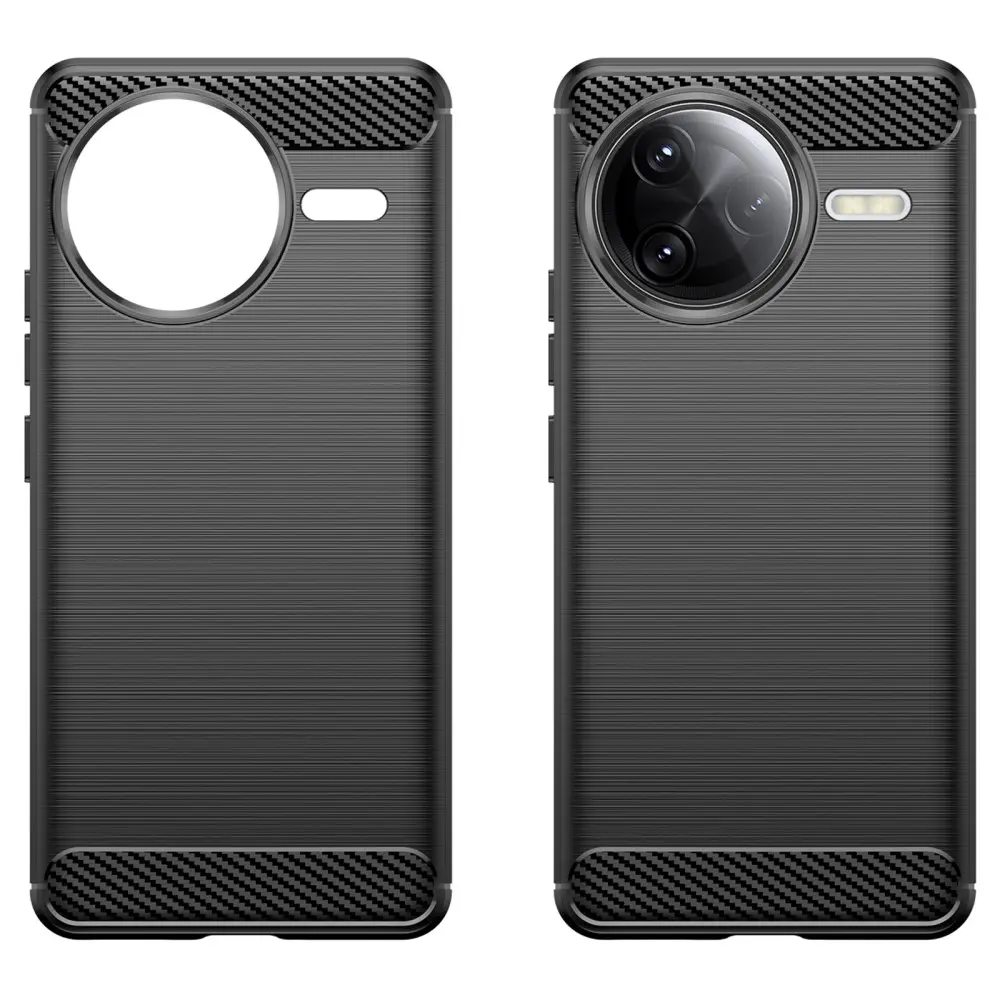 Xiaomi Poco F7 Ultra Skal TPU Brushed Svart