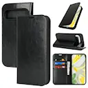 Mobiltaske Ægte Læder Google Pixel 10 Pro XL Sort